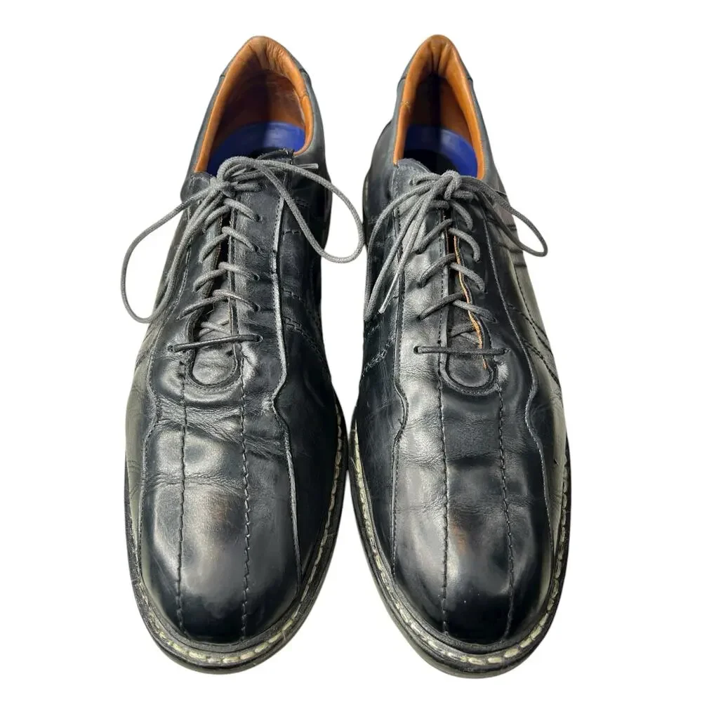 Allen Edmonds Men’s Voyager Black Leather Lace Up Oxford Sneaker Size US 12 B